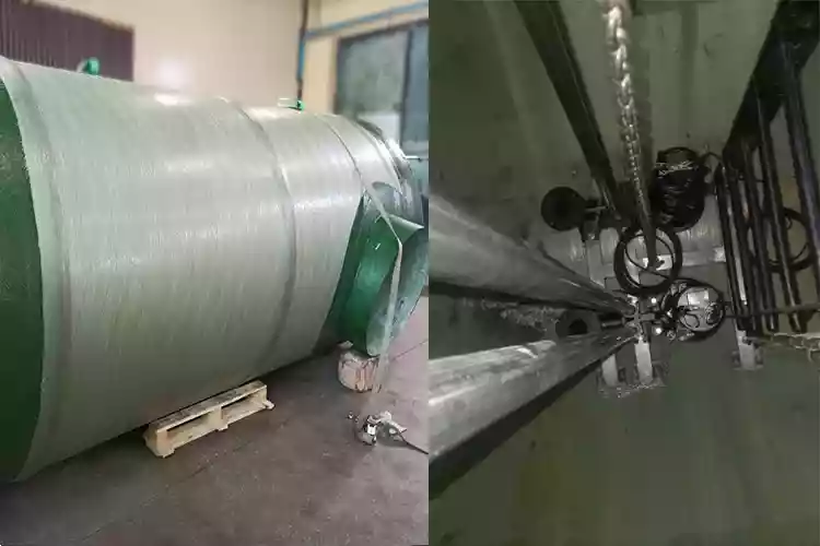 Стеклопластиковая емкость для воды
